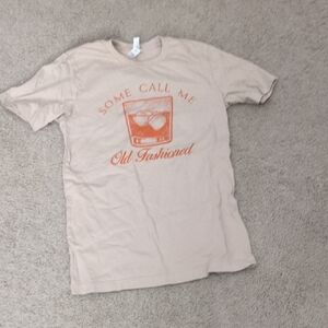 Women's Beige Graphic T-Shirt